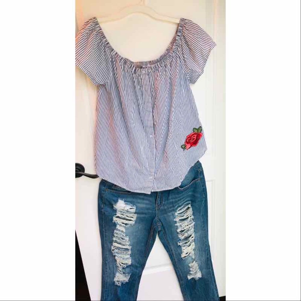 Shirt and jeans 👚👖💅🏽🎉